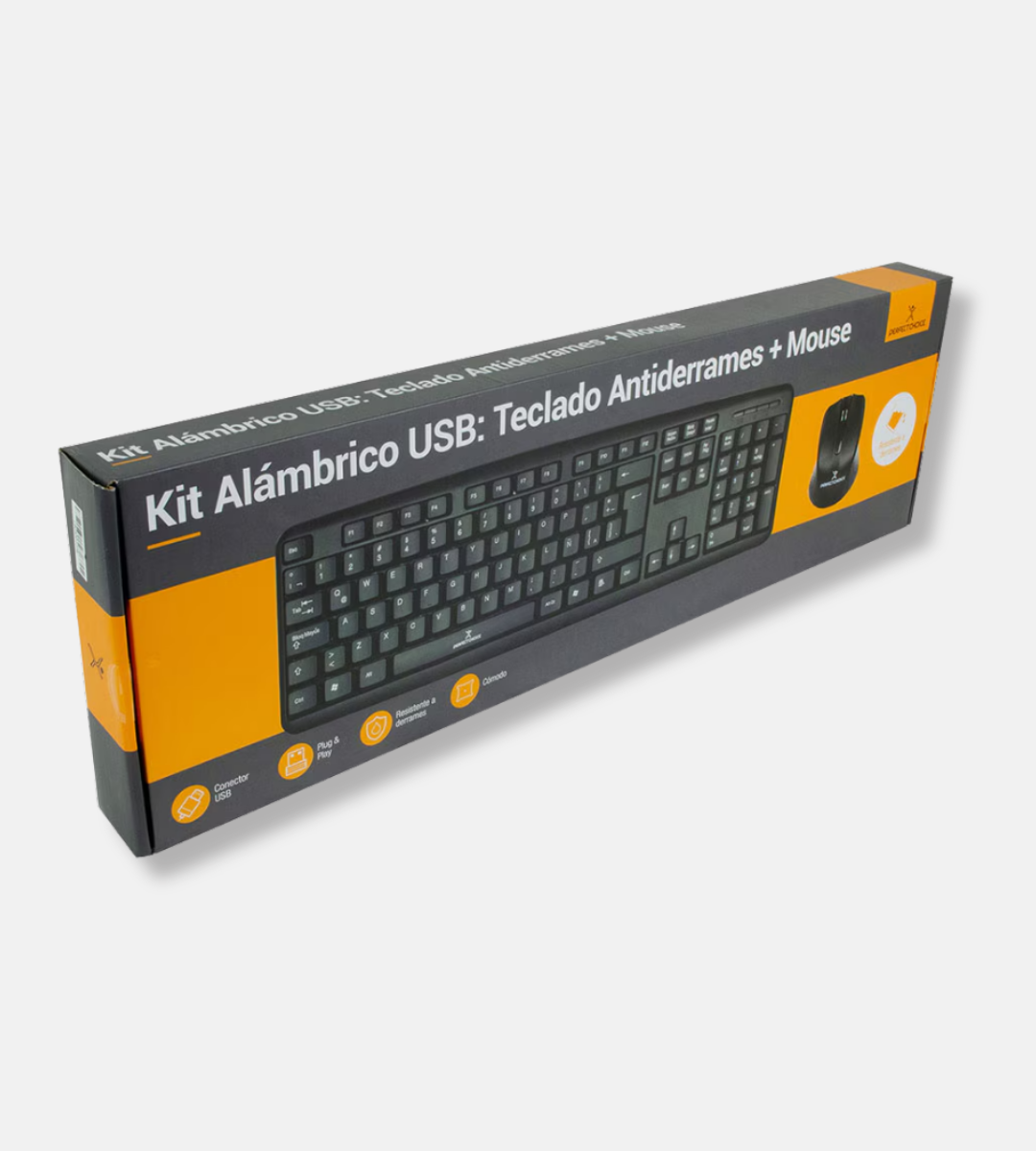 Kit teclado y mouse alámbricos PerfectChoice Kit teclado y mouse alámbricos PerfectChoice